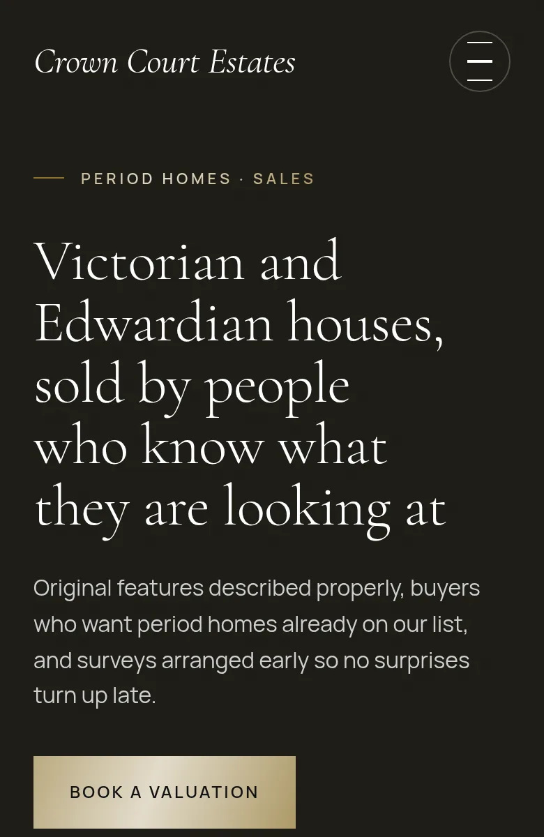 Crown Court Estates website