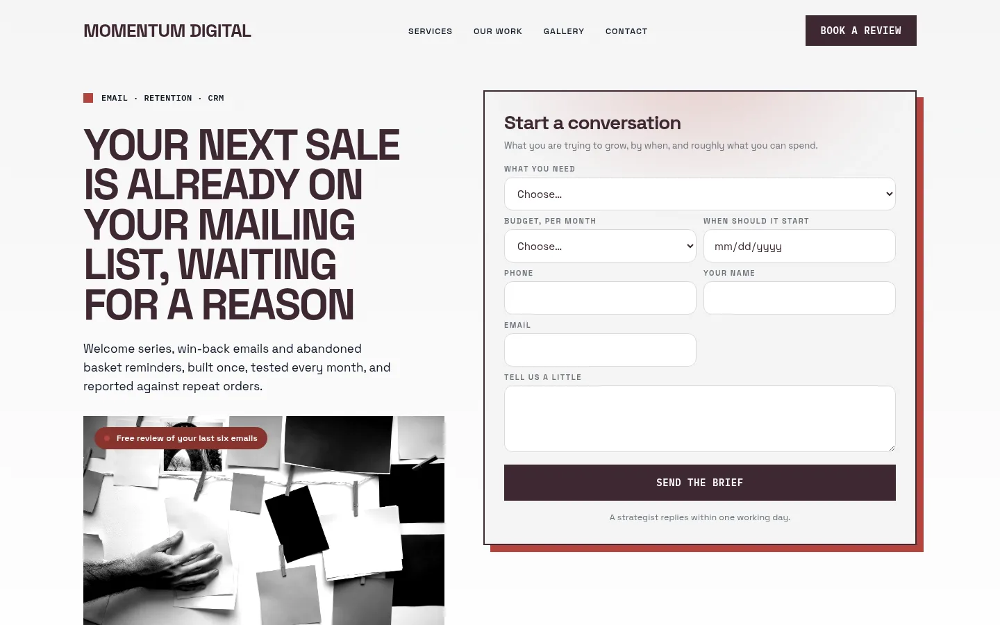 Marketing agency